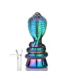 Shisha Snake Glass Bong Tierwasserpfeifen 2,4 Zoll farbenfroh