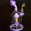 Nieuwste waterpijpen douchekop Perc glazen waterpijpbalstijl olie dab rigs unieke bongs rookpijpen 14 mm gewricht met kwartsbanger