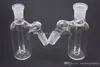 W magazynie szklane popiołu Catcher 14mm 18mm 4,5 cali Mini Szkło Bong Ash Catchers Grube Pyrex Clear Bubbler Ashcatcher 45 stopni Cena