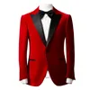 Classic Velveteen tuxedos groom wedding men suits mensweddingsuits tuxedo costumes de smoking pour hommes men Jacket Pants Tie 275254W