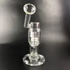 7.8 pulgadas Bongas de vidrio transparente Hookahs Doble Matriz Pájaros de agua Pipes Bong Dab Rig 14 mm Beaker de fumar articulación