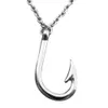 20pcs o navio livre / lote antigo de prata gancho Fishhook cadeia Charms cadeia colar de jóias dom DIY