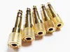 Audio Connectors, Copper Advanced 1/4" 6.35mm Stereo Male to 3.5mm Female Plug Jack Adapter/10PCS