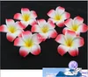 200PCS tabell dekorationer plumeria hawaiian skum frangipani blomma för bröllopsfest dekoration romantik