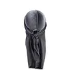 14 styl unisex velvet derarag moda satynowa satynowa durags bandana turban peruki menu jedwabisty durag pałąk nagłówka piratowy hair akcesoria do włosów