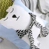 Caso de travesseiro tridimensional urso algodão malha fronha sem core children's room Bears Bears Capa