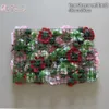 3D Künstliche Blumenwand für Hintergrundhochzeitsdekoration Gefälschte Blumen rote Pfingstrose David Austin Rose neue Hortensien 10 teile/los