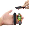 9.5 cm Finger Toy Printing Professionele Legering Stand Board Skateboard Mini Vingers Borden Skate Truck voor Kid Willekeurig 1pcs