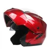 Casque de Moto modulaire Flip casque de course intégral Cascos Para Moto Double lentille peut être équipé de la capacité Bluetooth DOT DE9629628