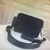 TRIO مصمم حقيبة ساعي معكوسة قماش رجالي Crossbody 3 قطع مجموعات موضة Koerierstas رجل حقائب كتف محفظة محفظة مخلب Homme Sac de messager قطعة