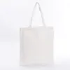 Boş çanta DIY Tuval Çanta Öğrenci Pamuk Kanvas Çanta Yıkanabilir Kullanımlık Alışveriş Torbaları Ev Saklama Torbaları Süslemeleri 4 Tasarımlar BT23