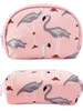 Flamingo Makeup Bag Organizador para mulheres viajar sacos cosméticos definir impermeável maquiagem bolsa de armazenamento de higiênica para meninas