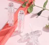 3ML Diamond Shape Empty Plastic Lip Gloss Packaging Tubes with Wand Makeup Balm Containers Reusable Bottle Clear Top SN1250