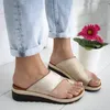 Moda donna Flats Zeppe Open Toe Scarpe da spiaggia alla caviglia Pantofole romane Sandali Outdoor Everyday Party Leisure confortevole A501