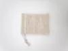 Almofadas de banho algodão de linho saco de sabão Boca de boca tipo proteção ambiental sabão artesanal espumando o bolso de memória