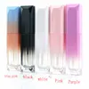 100 stks / partij 5ml lege gradiënt vierkante lip gloss buis navulbare fles scrub modieuze nagellak containers opslagfles