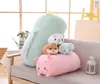 9 Styles Tier süße Dinosaurier Schwein Katze Bär Plüsch Spielzeug Weiche Cartoon Panda Hamster Elefant Hirsche gefülltes Puppenbaby Kissen Geschenk Whole7829445