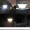 New 24LED Solar Pillar Light LED Solar Post Pole Column Lamp for Outdoor Gate Fence Wall Courtyard Cottage Household Park9970992