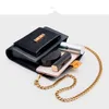 Women Weist Belt Belt Bags Fashion Luxury Leather Fanny Pack New Hip Package Pearl Chain Packs Packs Crest Crossbody Bag MX2003015