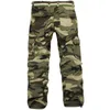 Camouflage spodnie Mężczyźni Multi Kieszonkowy Bawełniane Wojskowe Cargo Camo Spodnie Pantalon Homme Mens Streetwear Kombinezony Wojsko Track Spodnie CX200729