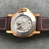 NEW VS production Bronzebrown ceramic counter clockwise rotating bezel with indexing scale Screwin frosted titanium9408921