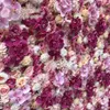 3D Artificial FlowersWall Hot Rose Orchidee Rosa Peonia Fiori Finti Parete Per La Decorazione Di Sfondo Della Festa Nuziale