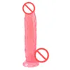 Skóra uczucie realistyczne dildo ogromny duży penis z przyssawką filiżanki sex zabawki dla kobiety strapon female masturbacja j1740