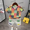 子供の小さな男の子の服セット2020夏のファッション幼児の子供Tシャツデニムジーンズショーツ服の服の服2 3 4 5 6年15328264