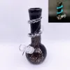 19.7cm/7.75inch Soft Glass Water Pipes Hookahs for Wax Oil Smoking