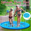 Pad de sprinkler inflável almofada de água tapete de lazer e respingo tapete de tapete de tapete para natação ao ar livre Beach Children crianças crianças 170 cm