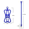 Universal Lanyard Phone Silicone Sports Mobiltelefon Lanyards Ring Holder Case Hanging Rope Sling för iPhone Samsung Xiaomi2930911