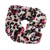 Hot Sale Floral Printed Leopard Creative Fashion Lady Hair Band Scrunchie Elastic Hair Slips Rope Hårtillbehör