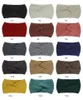 15 Colors Winter Elastic Wool Turban Twist Warm Headband for Women Winter Cross Knit Hairband Comfortable ladies Hair Accessories