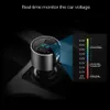 Bluetooth FM-sändare Radioadapter AUX Wireless Audio Player Car Kit Hands FM Modulator MP3 Player Dual USB Charger Hands-2298