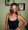 Pailletten Frauen Masken Mode schützende Bling Abdeckungen Anti Staub winddicht im Freien Persönlichkeit atmungsaktiv waschbar Nachtclub Masken Geschenk INS