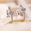 925 Sterling Silver Pave Heart Hoop Earrings CZ Diamant Bröllop Smycken för Pandora Örhängen med Original Box Hög kvalitet