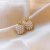 Gioielli geometrica Perla Donne Classico Orecchini Ananas orecchini di perle femminile moda femminile orecchini nuovo arrivo