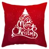 Santa Claus Elk Snowflake Serie Kussensloop Rode Merry Christmas Sofa Sierkussen Case Kerst Nieuwjaar Kussensloop 40 Patronen