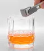 Cubes de pierres de refroidissement de whisky de pierre de vin de glace d'acier inoxydable de qualité alimentaire avec des refroidisseurs de barware de partie à la maison de pince à glace