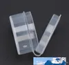 작은 액세서리 5.2 * 2.8cm 투명 컬렉션 보석 목걸이 저장 용기 케이스 포장 상자 - 0002pack