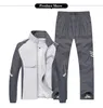 Men's Tracksuits Men's 2022 Spring Running Sets Men Sport Suits Sportswear Set Polyester Fitness Training Gym Cycling Tracksuit Zip