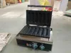 コマーシャル6グリッドクリスピーホットドッグ食品加工装置ワッフルメーカー機械の電気マフィン