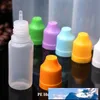 Nouvelle arrivée plat doux ldpe 10 ml compte-gouttes en plastique bouteille vide contenants entiers et bouchon à l'épreuve des enfants 10 ml en plastique fabriqué in253A