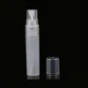 5ml 8ml 10ml Tubo di profumo per atomizzatore di plastica smerigliato Vuoto Flaconi spray per campioni di profumo opaco riutilizzabile per viaggi WB2254