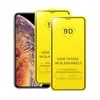 9D cobertura completa de vidro temperado para o iPhone 11 2019 XS MAX XR protetor de tela para Samsung S10E A10 A20 A50 Huawei P30 Lite