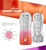 Artificial Vagina Male Masturbation Cup Enlarge Massager Transparent Masturbator Reallife Pussy Pocket Penis Training Easy Washing6680910