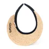 Hot New Popular Fashion Luxury Designer Sommar Utomhus Beach Casual Baseball Ball Caps Stripped Hattar för Kvinnor Kvinna