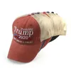 DHL корабля, вышивка хлопок Регулируемая дышащий Hat Trump 2020 Keep America Great Бейсболка Открытый Летние виды спорта Unisex Caps FY6062