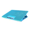 Ice Coorel Laptop Cooler Six Cooling Fan och 2 USB-portar Cool Pad Notebook Stativ med ljus LCD-skärm för 13-16 tum