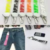 Off Key Chain White Transparent Pendant Camera Jeans PVC Jelly Letter Jeans Bag Mobiltelefonkamera bagage Pendant4860308